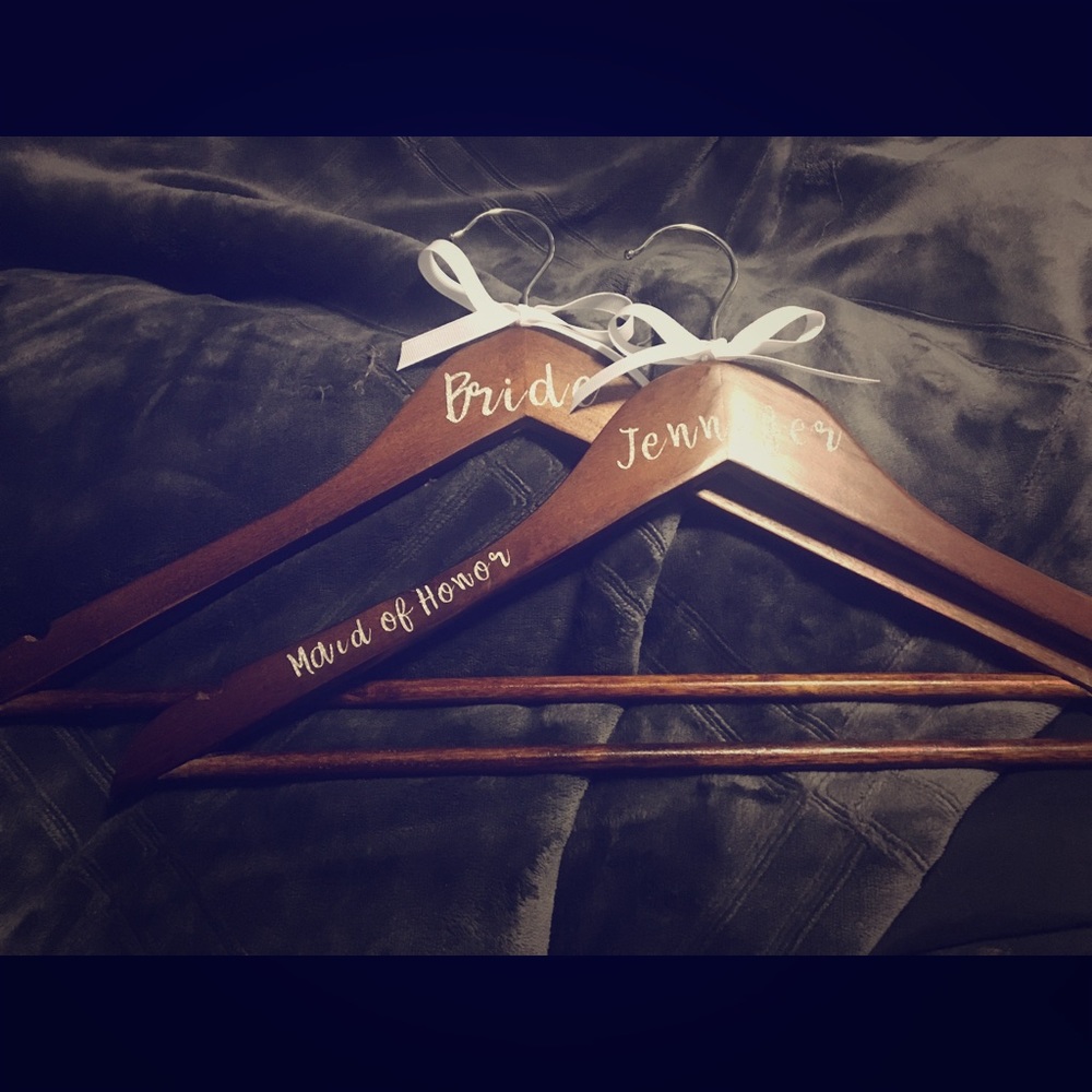 Bridal party hangers